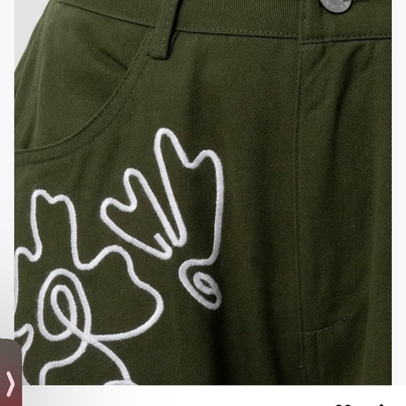 Embroidered barrel jeans - Picture 8 of 8